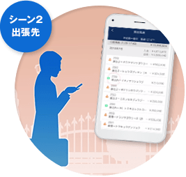 利用シーン２出張先